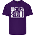 Northern Soul Keep the Faith Mens Cotton T-Shirt Tee Top Purple