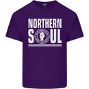 Northern Soul Keep the Faith Mens Cotton T-Shirt Tee Top Purple