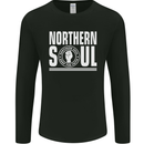 Northern Soul Keep the Faith Mens Long Sleeve T-Shirt Black