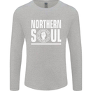 Northern Soul Keep the Faith Mens Long Sleeve T-Shirt Sports Grey