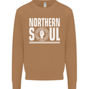 Northern Soul Keep the Faith Mens Sweatshirt Jumper Caramel Latte