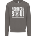 Northern Soul Keep the Faith Mens Sweatshirt Jumper Charcoal