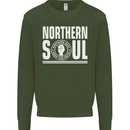 Northern Soul Keep the Faith Mens Sweatshirt Jumper Forest Green