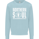 Northern Soul Keep the Faith Mens Sweatshirt Jumper Light Blue
