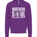 Northern Soul Keep the Faith Mens Sweatshirt Jumper Purple