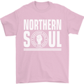 Northern Soul Keep the Faith Mens T-Shirt Cotton Gildan Light Pink