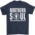 Northern Soul Keep the Faith Mens T-Shirt Cotton Gildan Navy Blue
