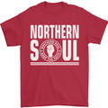 Northern Soul Keep the Faith Mens T-Shirt Cotton Gildan Red