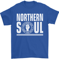 Northern Soul Keep the Faith Mens T-Shirt Cotton Gildan Royal Blue