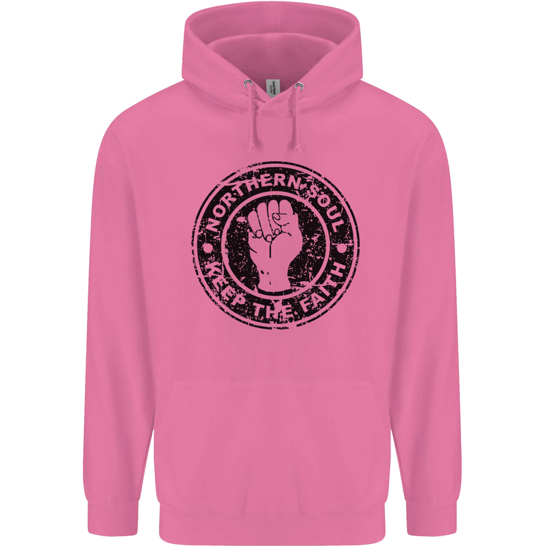 Northern Soul Keeping the Faith Childrens Kids Hoodie Azalea