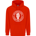 Northern Soul Keeping the Faith Childrens Kids Hoodie Bright Red