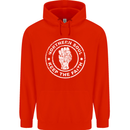 Northern Soul Keeping the Faith Childrens Kids Hoodie Bright Red