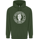 Northern Soul Keeping the Faith Childrens Kids Hoodie Forest Green