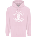 Northern Soul Keeping the Faith Childrens Kids Hoodie Light Pink