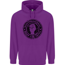 Northern Soul Keeping the Faith Childrens Kids Hoodie Purple
