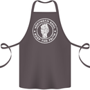 Northern Soul Keeping the Faith Cotton Apron 100% Organic Dark Grey