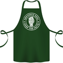 Northern Soul Keeping the Faith Cotton Apron 100% Organic Forest Green