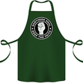Northern Soul Keeping the Faith Cotton Apron 100% Organic Forest Green
