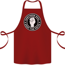 Northern Soul Keeping the Faith Cotton Apron 100% Organic Maroon