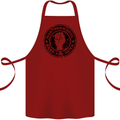 Northern Soul Keeping the Faith Cotton Apron 100% Organic Maroon