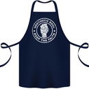 Northern Soul Keeping the Faith Cotton Apron 100% Organic Navy Blue