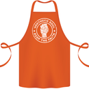 Northern Soul Keeping the Faith Cotton Apron 100% Organic Orange