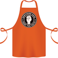 Northern Soul Keeping the Faith Cotton Apron 100% Organic Orange