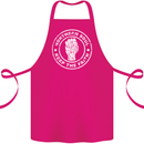 Northern Soul Keeping the Faith Cotton Apron 100% Organic Pink