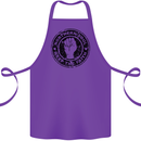 Northern Soul Keeping the Faith Cotton Apron 100% Organic Purple