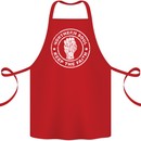Northern Soul Keeping the Faith Cotton Apron 100% Organic Red