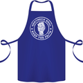Northern Soul Keeping the Faith Cotton Apron 100% Organic Royal Blue