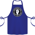Northern Soul Keeping the Faith Cotton Apron 100% Organic Royal Blue