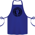 Northern Soul Keeping the Faith Cotton Apron 100% Organic Royal Blue