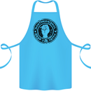 Northern Soul Keeping the Faith Cotton Apron 100% Organic Turquoise
