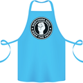 Northern Soul Keeping the Faith Cotton Apron 100% Organic Turquoise