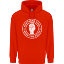 Northern Soul Keeping the Faith Dancing Childrens Kids Hoodie Bright Red