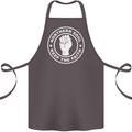 Northern Soul Keeping the Faith Dancing Cotton Apron 100% Organic Dark Grey