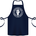 Northern Soul Keeping the Faith Dancing Cotton Apron 100% Organic Navy Blue