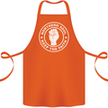 Northern Soul Keeping the Faith Dancing Cotton Apron 100% Organic Orange