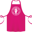 Northern Soul Keeping the Faith Dancing Cotton Apron 100% Organic Pink