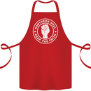 Northern Soul Keeping the Faith Dancing Cotton Apron 100% Organic Red
