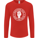 Northern Soul Keeping the Faith Dancing Mens Long Sleeve T-Shirt Red
