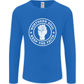 Northern Soul Keeping the Faith Dancing Mens Long Sleeve T-Shirt Royal Blue