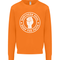 Northern Soul Keeping the Faith Dancing Mens Sweatshirt Jumper Orange