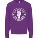 Northern Soul Keeping the Faith Dancing Mens Sweatshirt Jumper Purple