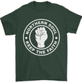 Northern Soul Keeping the Faith Dancing Mens T-Shirt Cotton Gildan Forest Green