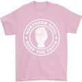 Northern Soul Keeping the Faith Dancing Mens T-Shirt Cotton Gildan Light Pink