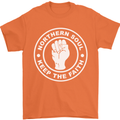 Northern Soul Keeping the Faith Dancing Mens T-Shirt Cotton Gildan Orange