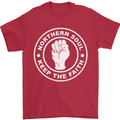 Northern Soul Keeping the Faith Dancing Mens T-Shirt Cotton Gildan Red