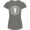 Northern Soul Keeping the Faith Dancing Womens Petite Cut T-Shirt Charcoal